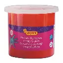 Pintura de dedos Jovi 125 ml bermellón uso infantil y escolar