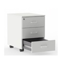 Cajonera móvil de melamina Actiu con 3 cajones personales 56 x 41 x 55 cm J832 Express