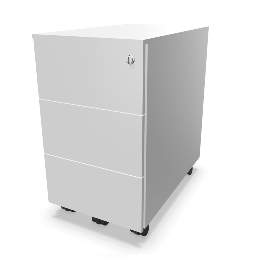 Cajonera móvil metálica Actiu con 3 cajones personales 55 x 32 x 52,5 cm J622 Express