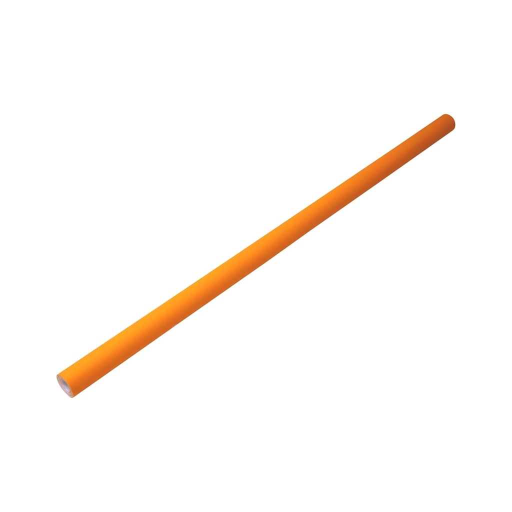 Bobina de papel kraft naranja 1 x 5 m