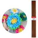 Papel crespón 0,50 x 2,50 m marrón Fixo 