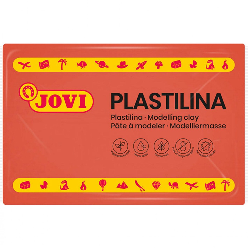 Plastilina marrón 350 g Jovi
