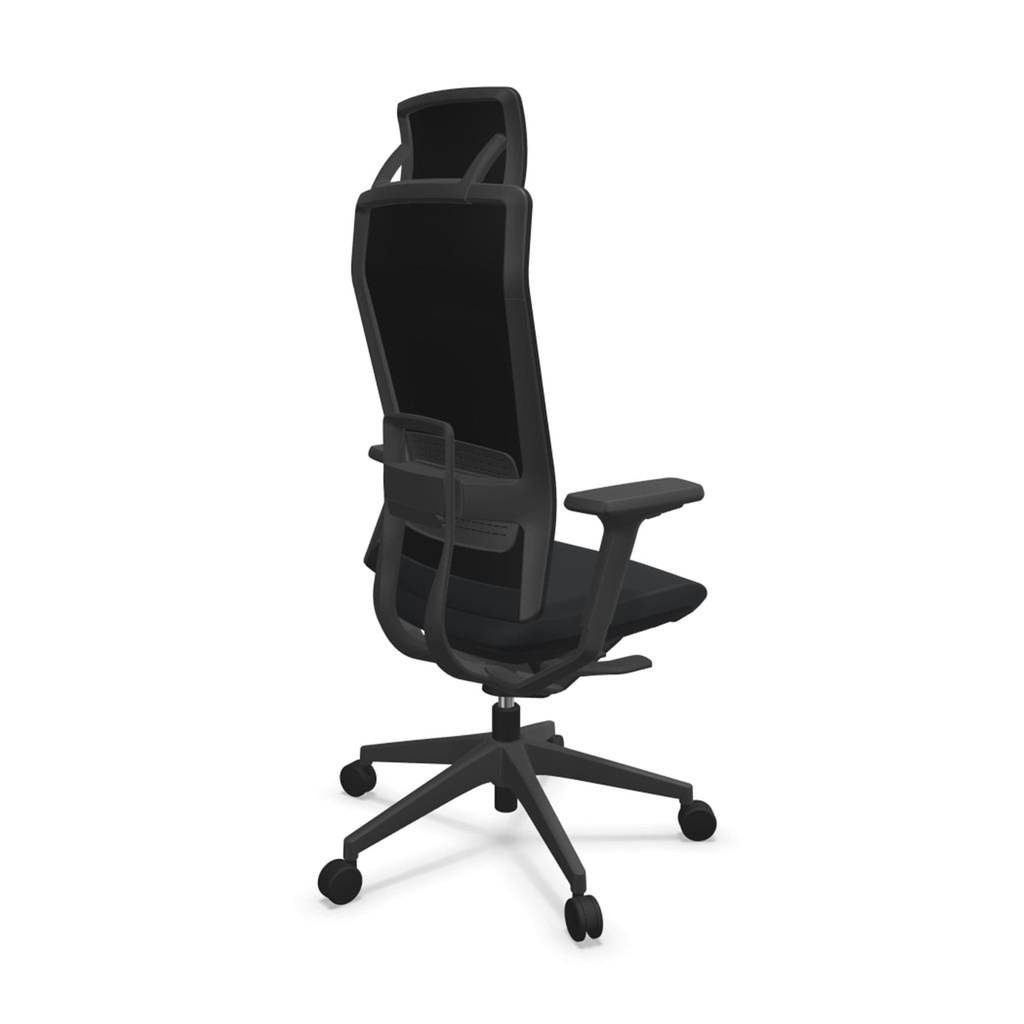 Silla TNK Flex 50 tapizada Express Actiu con estructura negra