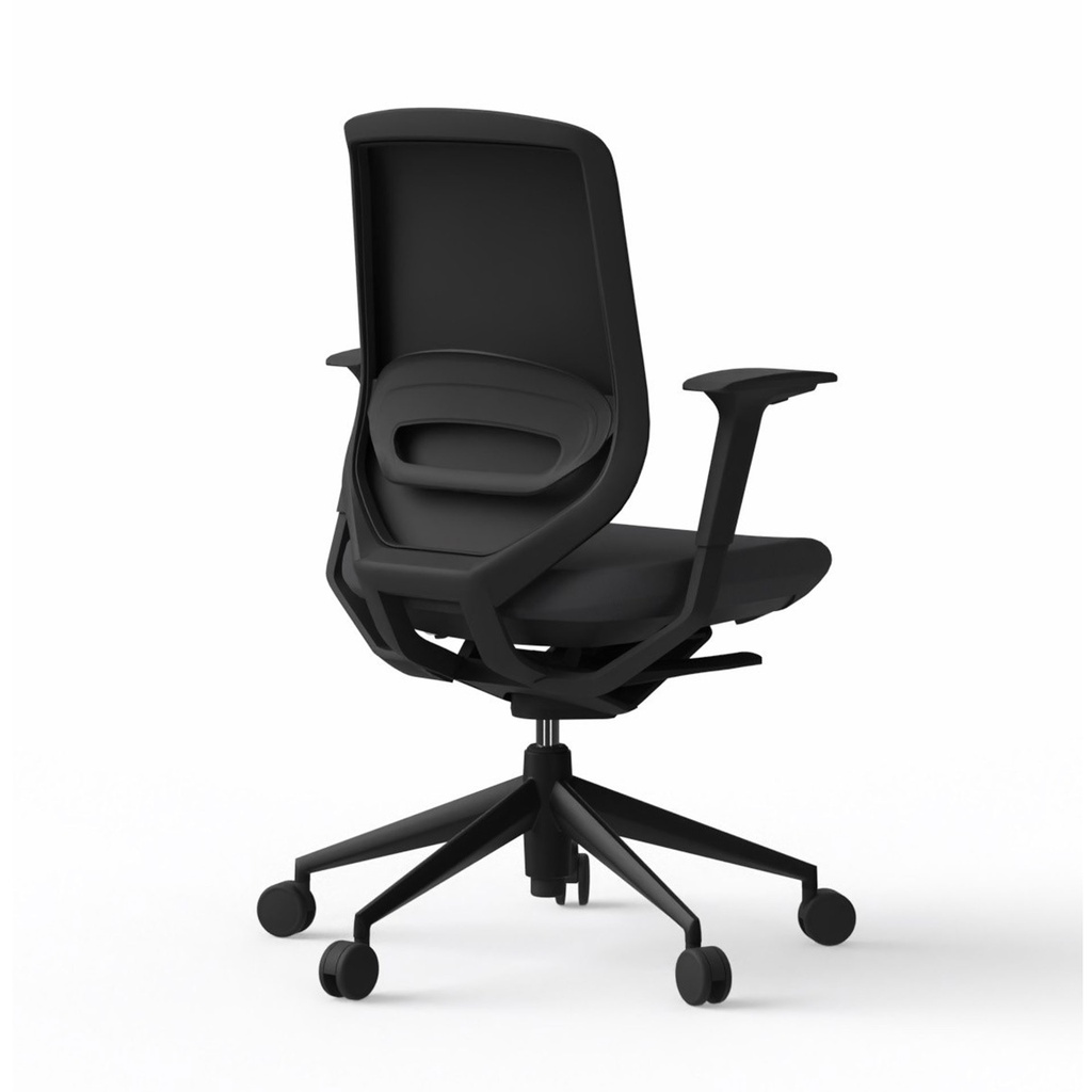 Silla TNK 50 tapizada Actiu negra