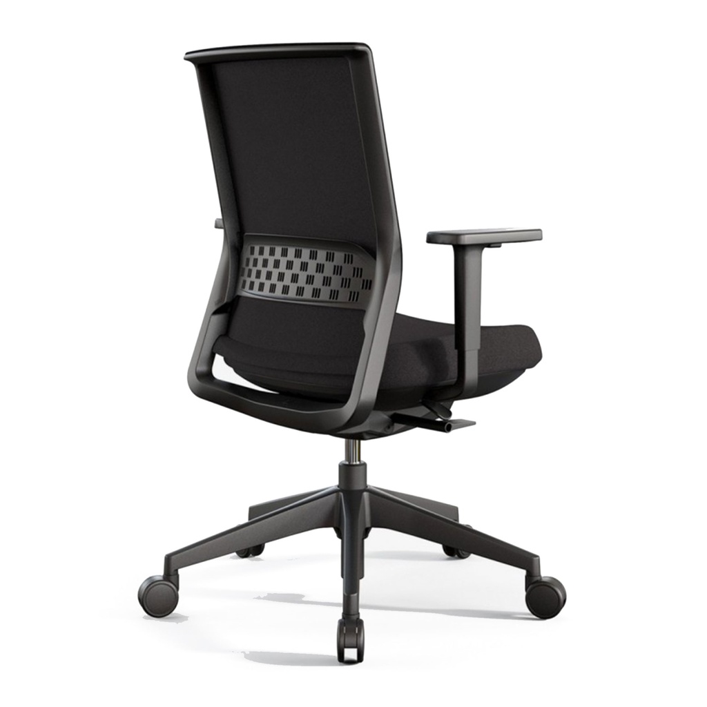 Silla Stay 50 tapizada Express Actiu con estructura negra