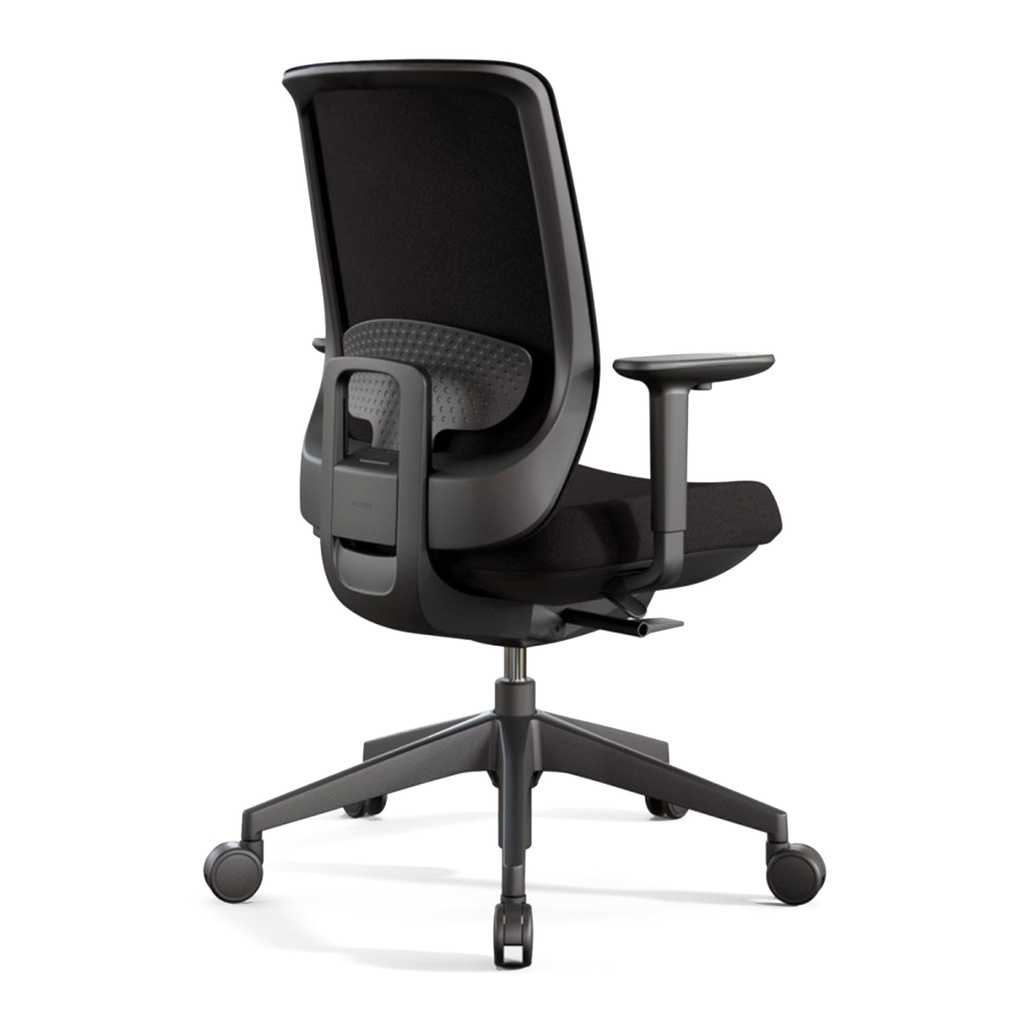 Silla Trim 50 tapizada Express Actiu con estructura negra