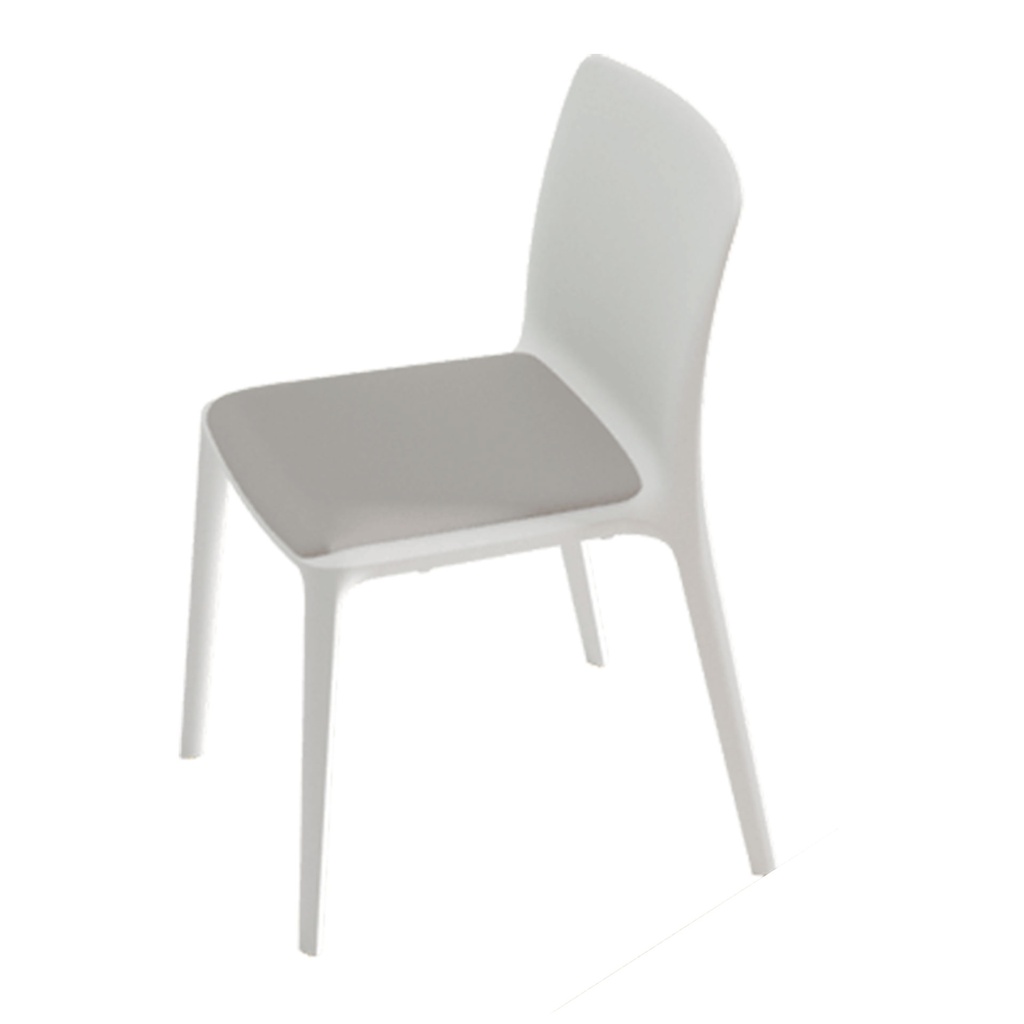 Silla Fluit asiento acolchado
