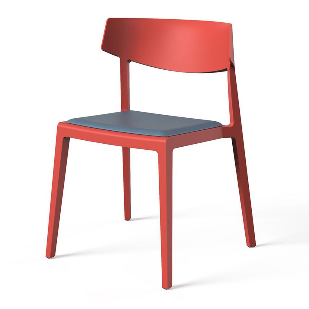 Silla Wing asiento tapizado