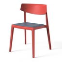 Silla Wing asiento tapizado