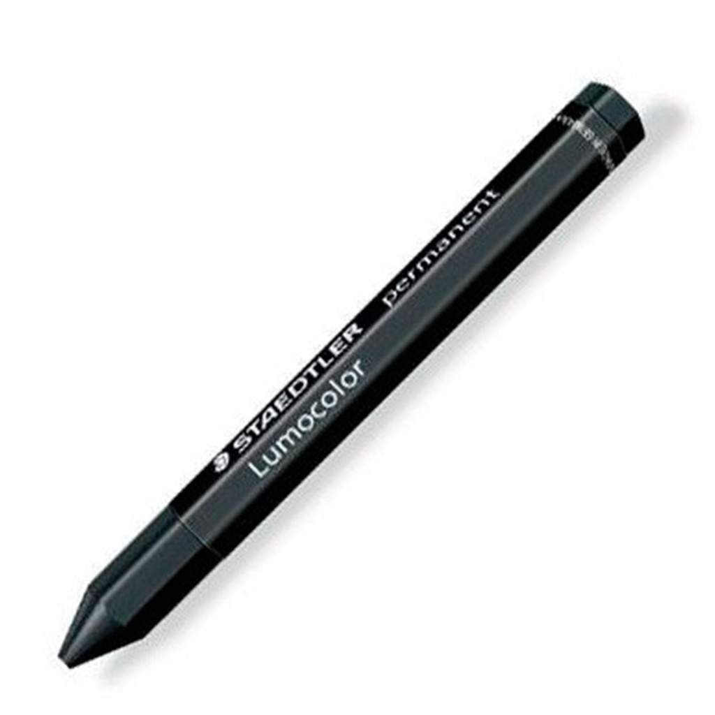 Cera Staedtler para marcar Lumocolor permanent omnigraph negro 236-9 (Caja 12 unidades)