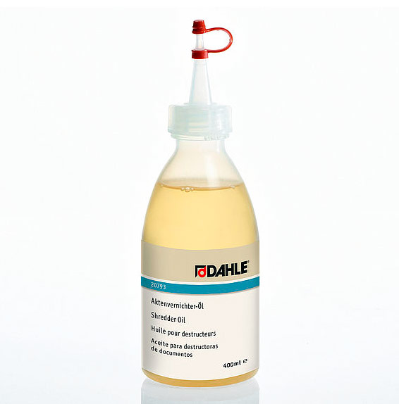 Aceite para destructora Dahle - Botella de 400 ml