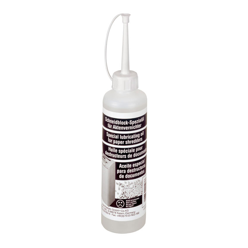 Aceite para destructora HSM - Botella de 250 ml