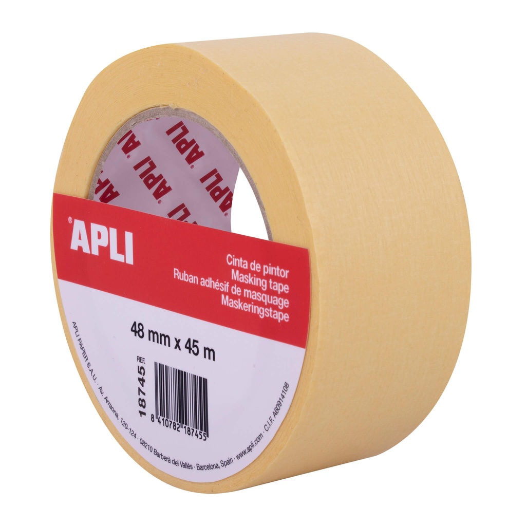 Cinta de pintor 48 mm x 45 metros Apli