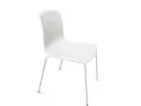 Silla Noom 50 con 4 patas de acero y carcasa de plástico | Personalizada