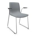 Silla Noom 50 con base patín tapizada integral