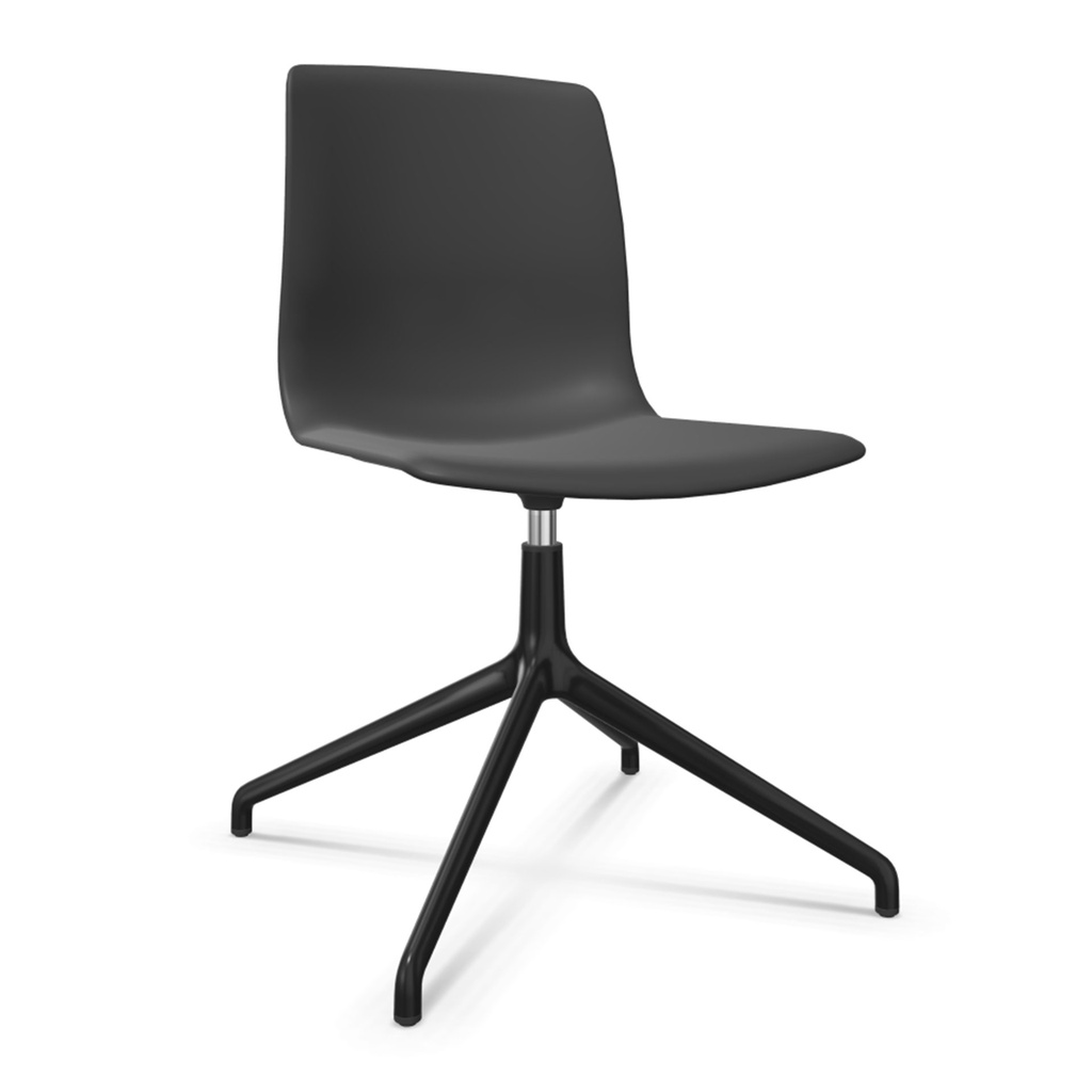 Silla Noom 50 con base giratoria fija y carcasa de plástico