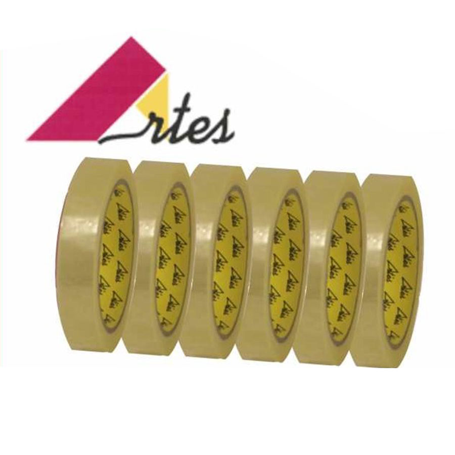 Cinta adhesiva transparente Artés 66 m x 12 mm