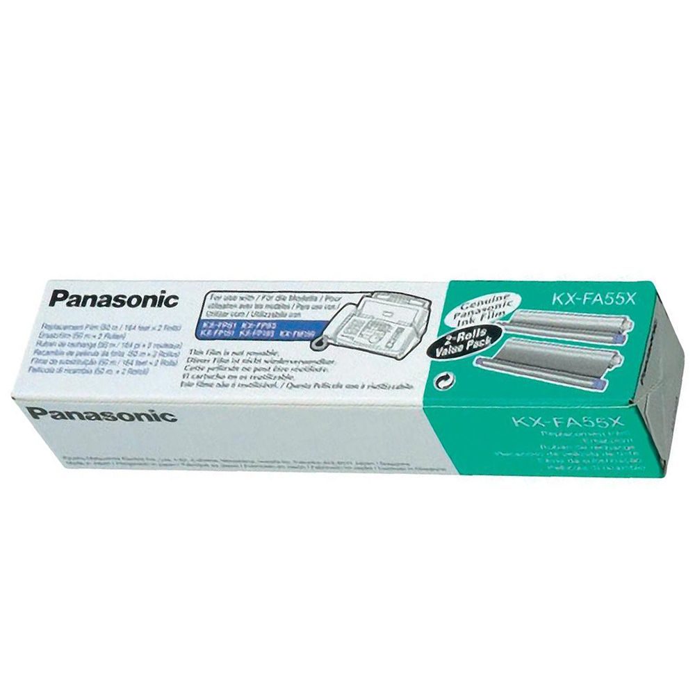 Rollo fax Panasonic KX-FA55X (2 rollos)
