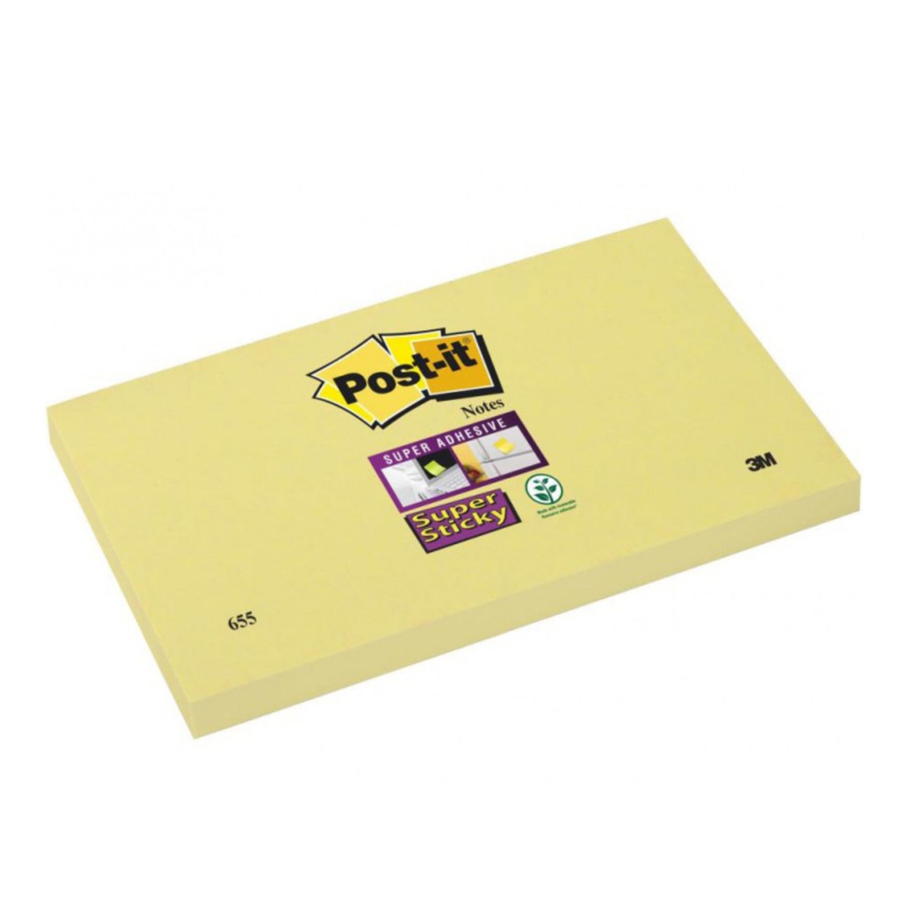 Taco de 90 notas adhesivas zig-zag 76 x 127 mm Post-it