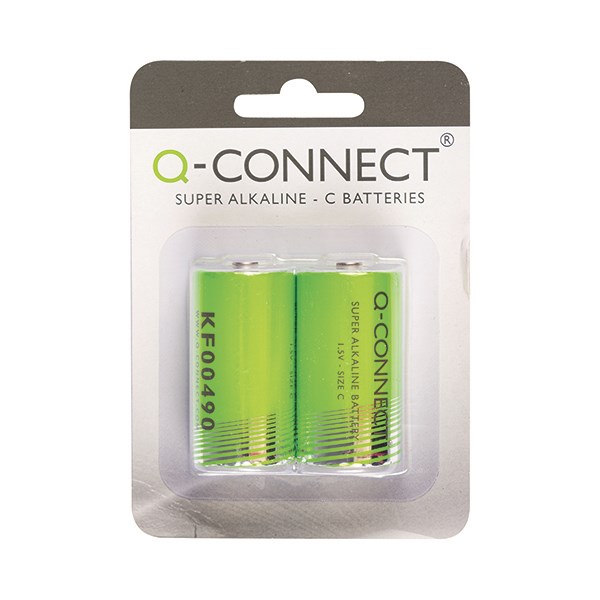 Pilas C Q-Connect (Blíster de 2)