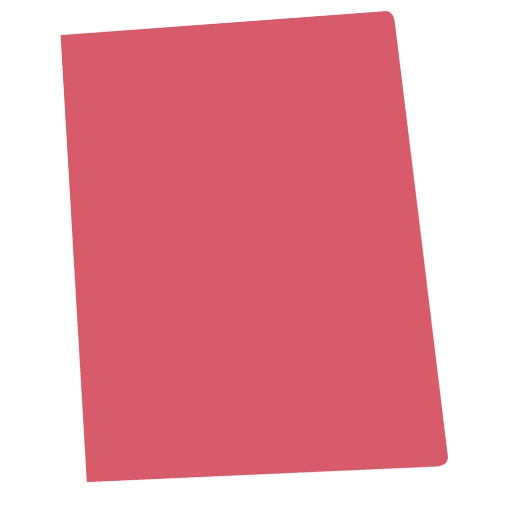 Subcarpeta Folio 180 g/m² roja Gio (Paquete 50 unidades)