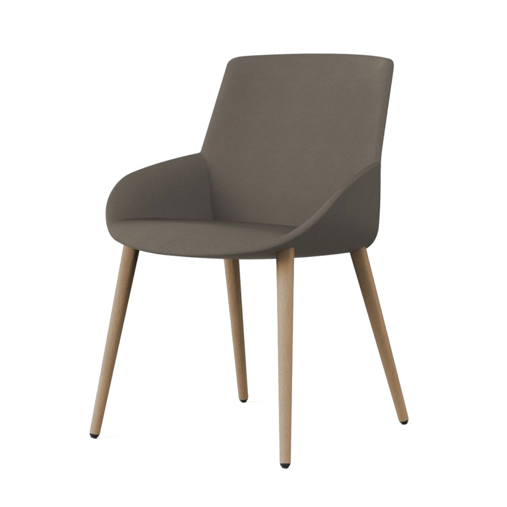 Silla Noom 30 con 4 patas de madera cónicas