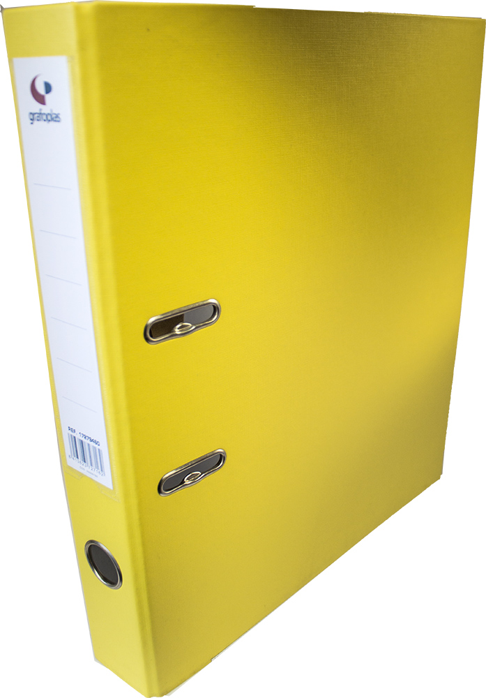 Archivador A4 amarillo 65 mm Grafcolor (Con defecto)
