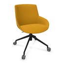 Silla Noom 30 con base de 4 ruedas personalizada