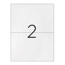 Etiquetas adhesivas A4 210 x 148,5 mm Q-Connect (Caja 100 hojas)