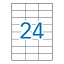 Etiquetas adhesivas A4 70 x 37 mm Apli (Caja 100 hojas)