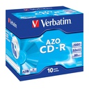 CD-R 700 MB con caja Verbatim (Pack 10 unidades)