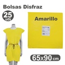 Bolsa de disfraz 65 x 90 amarilla (Pack 25 unidades)