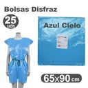 Bolsa de disfraz 65 x 90 azul claro (Pack 25 unidades)