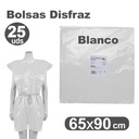 Bolsa de disfraz 65 x 90 blanca (Pack 25 unidades)