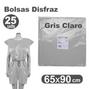 Bolsa de disfraz 65 x 90 gris (Pack 25 unidades)