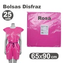 Bolsa de disfraz 65 x 90 rosa (Pack 25 unidades)