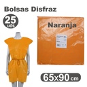 Bolsa de disfraz 65 x 90 naranja (Pack 25 unidades)