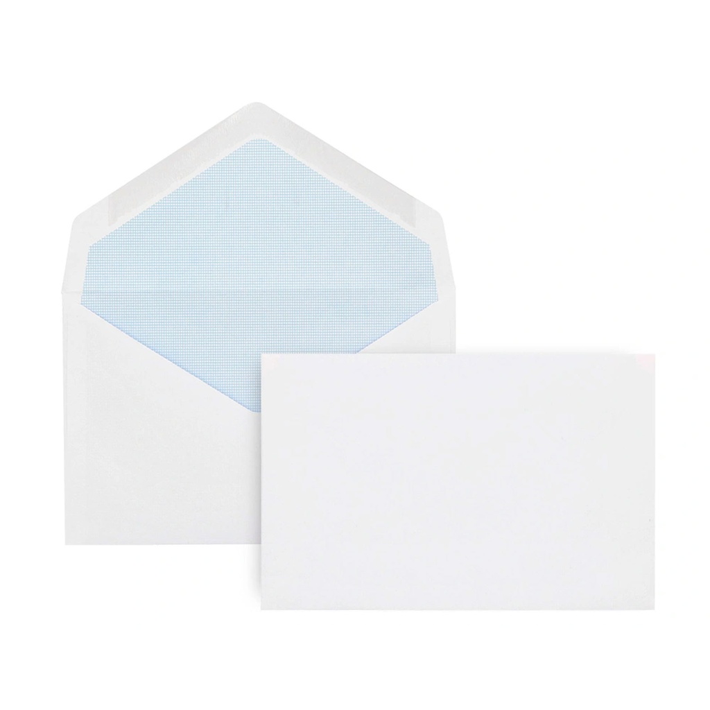 Sobre blanco 90 x 140 mm Liderpapel