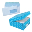 Sobre blanco 110 x 220 mm con ventana derecha Sam (Caja 500 unidades)