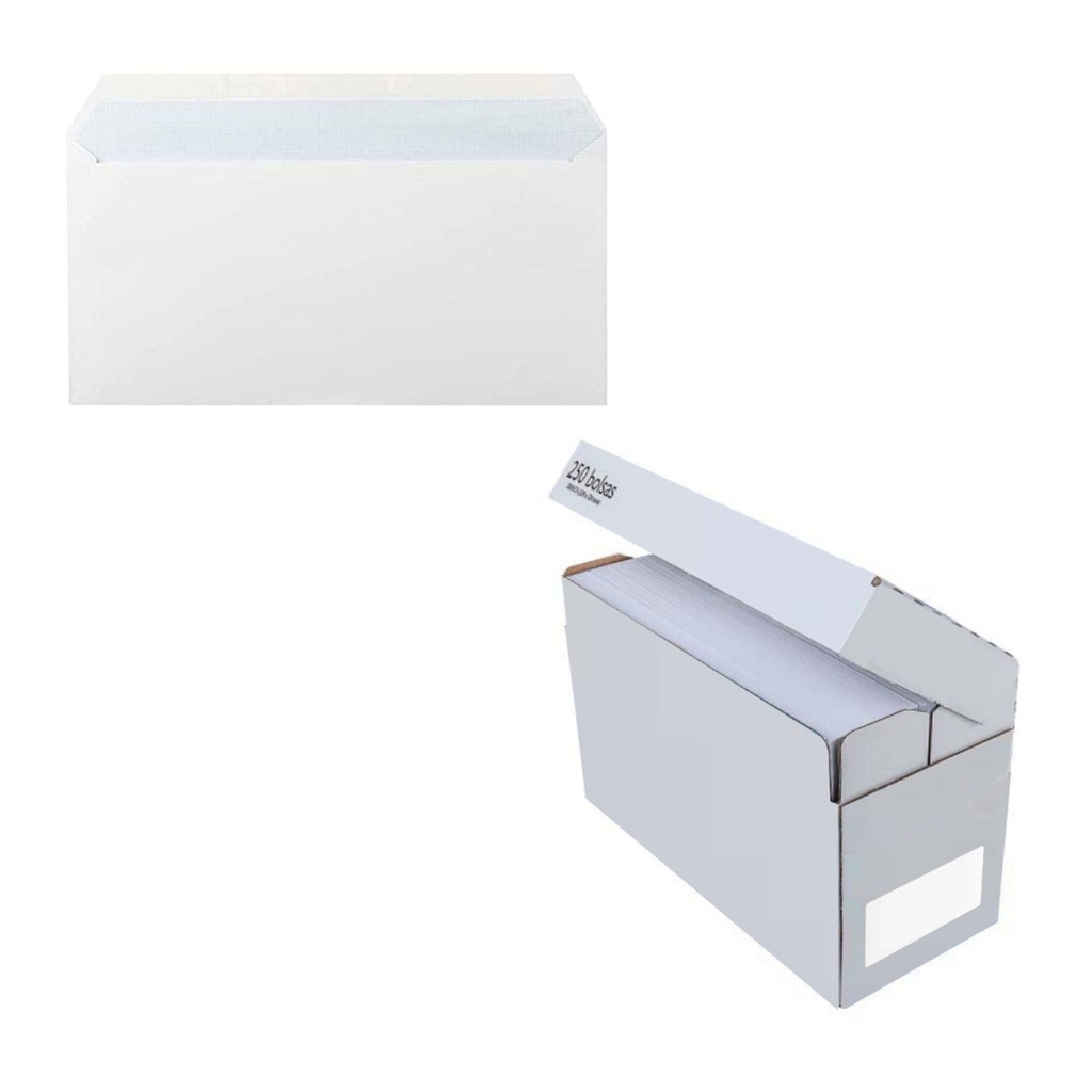Sobre blanco 260 x 360 mm Sam (Caja 250 unidades)