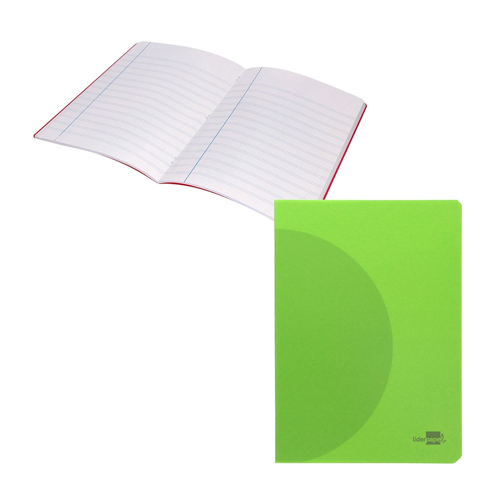 Libreta grapada A5 pautada 48 hojas 360 Liderpapel