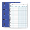 Recambio para anillas Folio natural cuentas corrientes Multifin (50 hojas)