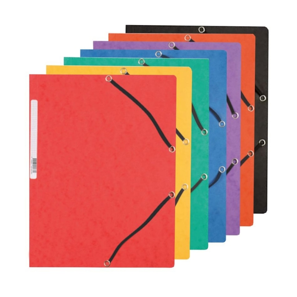 Carpeta de gomas símil prespán con solapas A4 Q-Connect