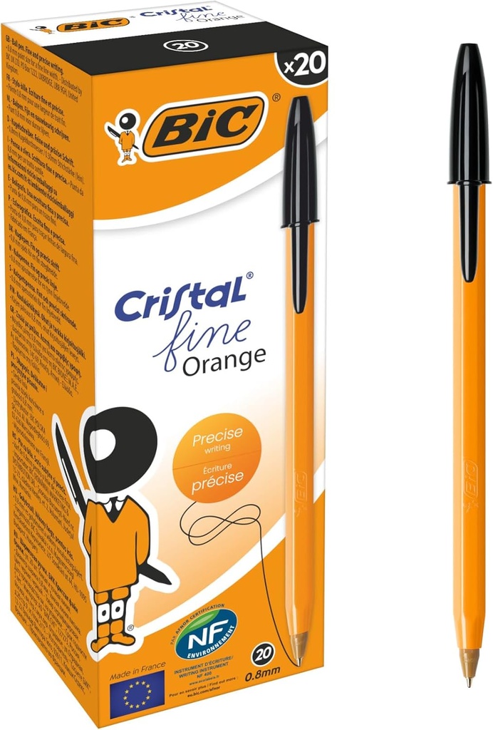 Bolígrafo Bic Orange negro