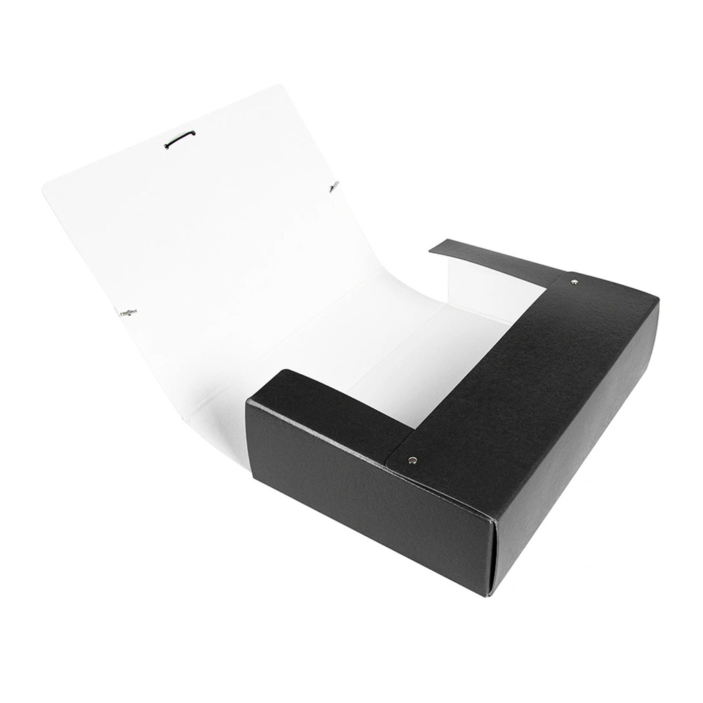 Carpeta de proyectos lomo de 90 mm negra