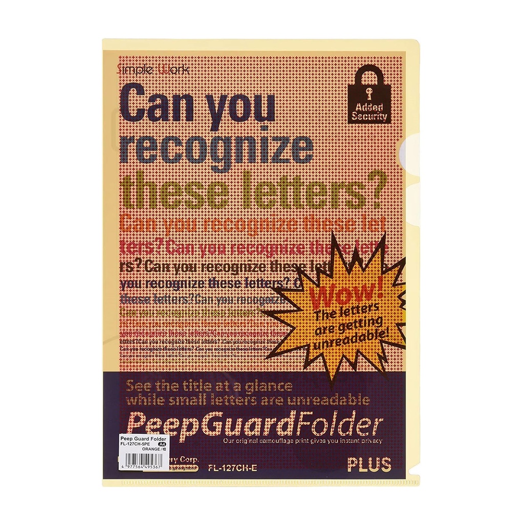 Dossier uñero A4 camuflaje PeepGuardFolder (Pack 5 unidades)