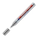 Rotulador de pintura Edding 750 plata punta redonda 2-4 mm para decoración y señalización