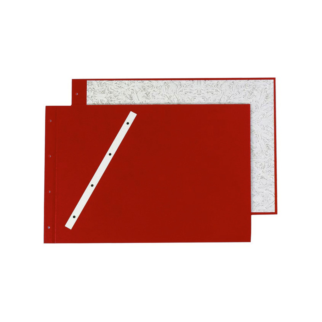 Carpeta de tornillos A3 rojo Geltex