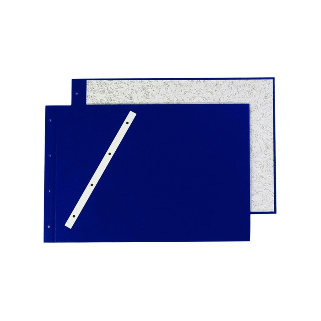 Carpeta de tornillos A3 azul Geltex