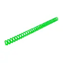 Espiral de plástico verde manzana 6 mm 4:1 (Pack de 30 unidades)